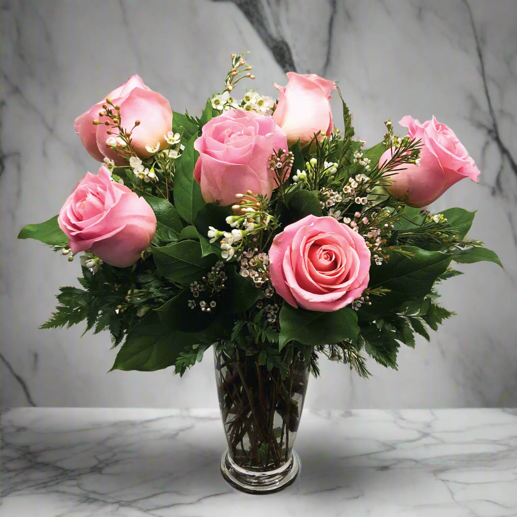 Rose Vase Arrangements