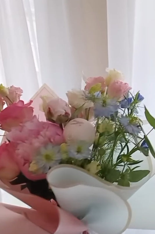 Peony and Rose Bouquets