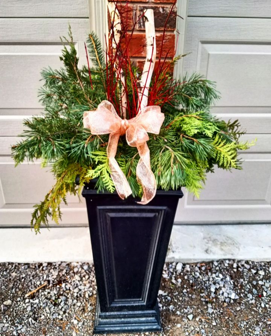 Outdoor Winter Arrangements